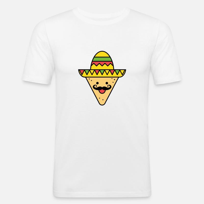 Nacho Cinco de Mayo - Männer Slim Fit T-Shirt - Weiß