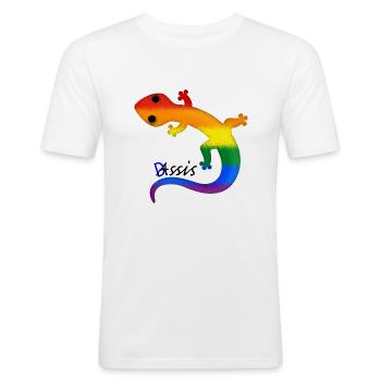 ibiza - T-shirt près du corps Homme - blanc - Devant - Nik (191cm)