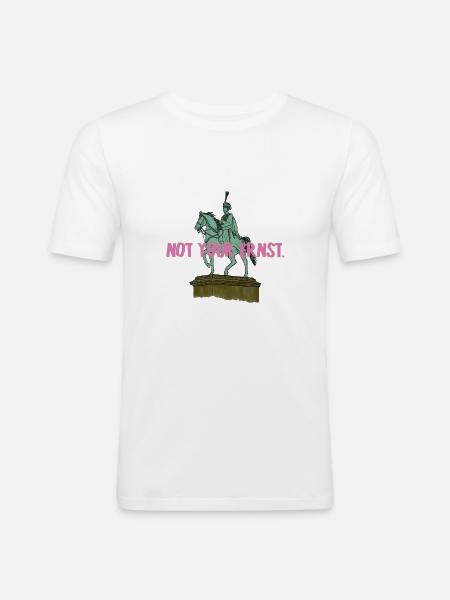 Not your Ernst - Men's Slim Fit T-Shirt - white