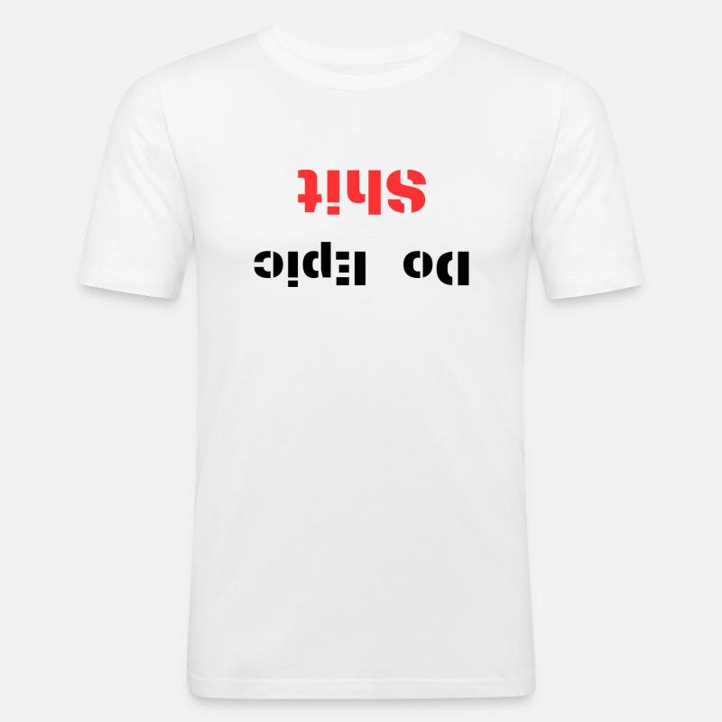Do Epic Shit - Männer Slim Fit T-Shirt - Weiß
