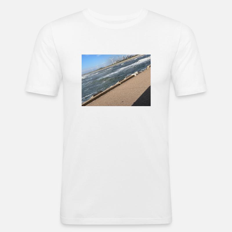 Bild 7264 - Männer Slim Fit T-Shirt - Weiß