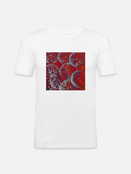 Natue Collection - Männer Slim Fit T-Shirt - Weiß