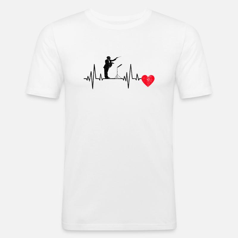 Dirigenten Geschenk Dirigieren Musik Dirigent - Männer Slim Fit T-Shirt - Weiß