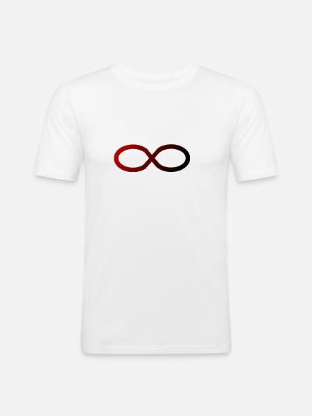 redblack - Men's Slim Fit T-Shirt - white