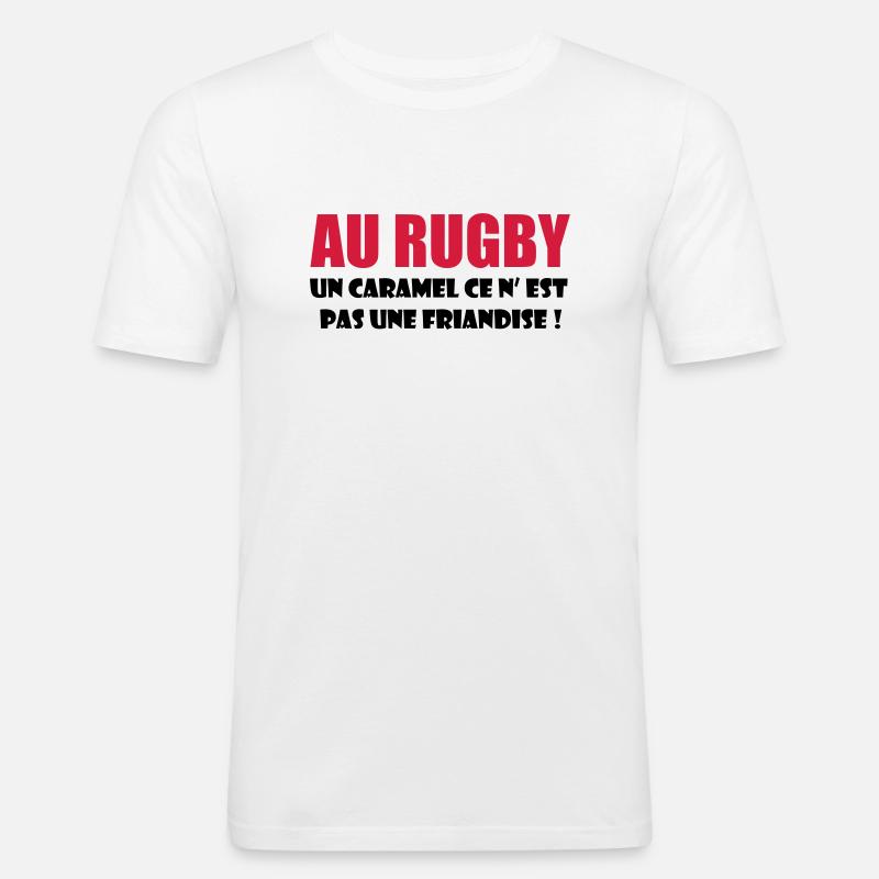 rugby - Men's Slim Fit T-Shirt - white