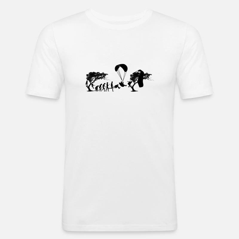 PG evolution - Men's Slim Fit T-Shirt - white