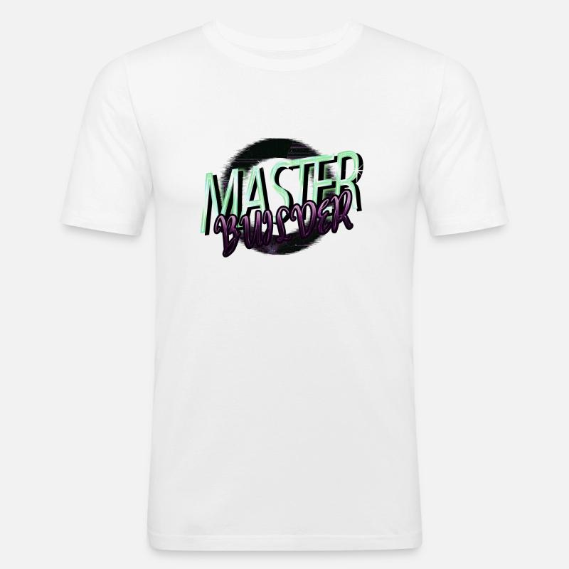 christmas vacation robotics tshirt computer - Männer Slim Fit T-Shirt - Weiß