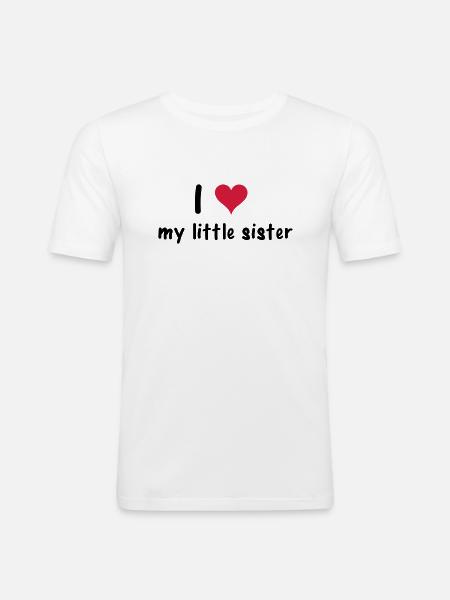 Sister - Men's Slim Fit T-Shirt - white