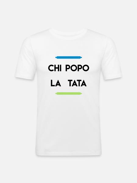 La chipolata - T-shirt près du corps Homme - blanc