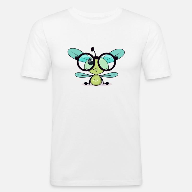 Dolli libbelule - Männer Slim Fit T-Shirt - Weiß
