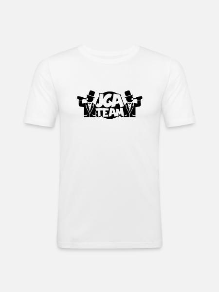 Jga Team - Männer Slim Fit T-Shirt - Weiß