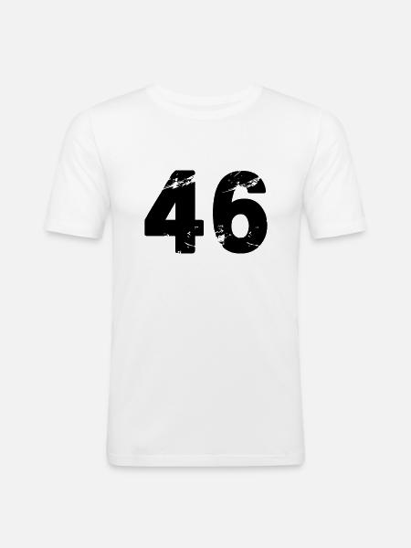 46 - Men's Slim Fit T-Shirt - white