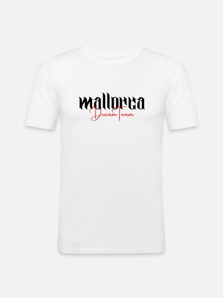 Mallorca Dream Team - Men's Slim Fit T-Shirt - white