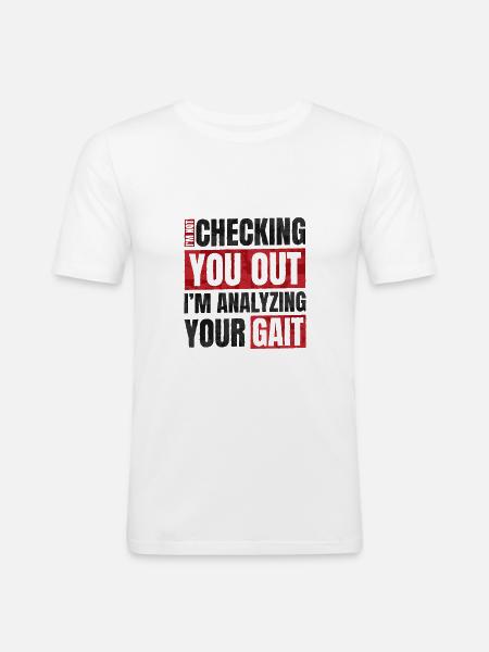 Profession de physiothérapeute - T-shirt près du corps Homme - blanc