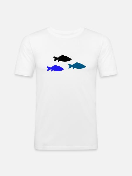 Pisces - Men's Slim Fit T-Shirt - white