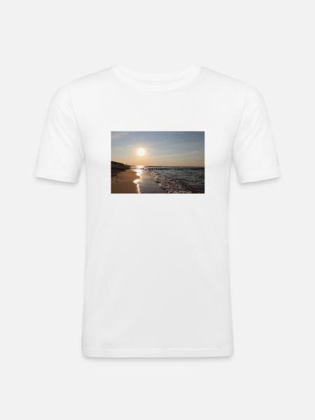 Endless Summer - Männer Slim Fit T-Shirt - Weiß