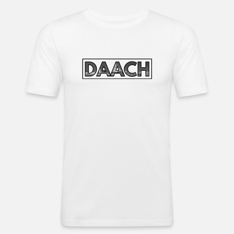 DAACH - das Design. - Männer Slim Fit T-Shirt - Weiß