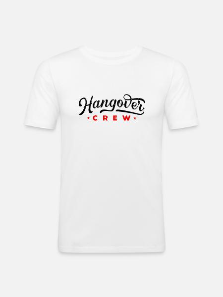 Hangover Crew - Men's Slim Fit T-Shirt - white