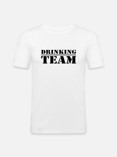 team D2 - team - Men's Slim Fit T-Shirt - white