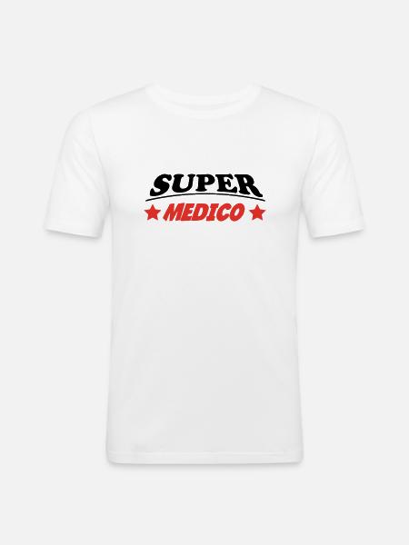 SUPER MEDICO - T-shirt près du corps Homme - blanc