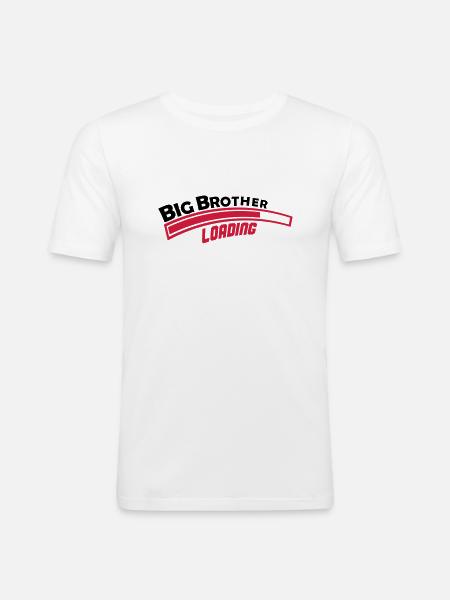 big_brother_loading_002 - Men's Slim Fit T-Shirt - white