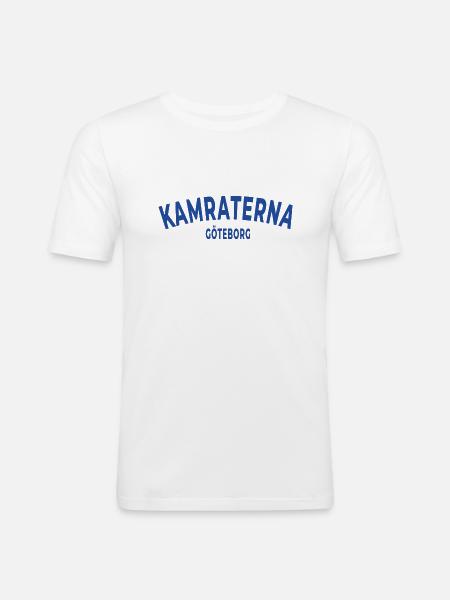 Kamraterna Göteborg - Slim Fit T-shirt herr - vit