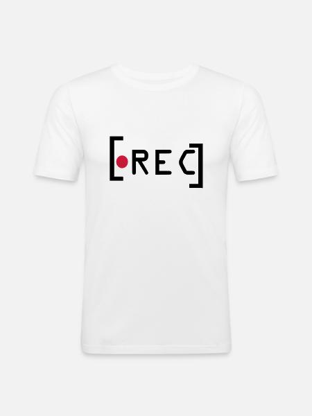 Rec - Men's Slim Fit T-Shirt - white