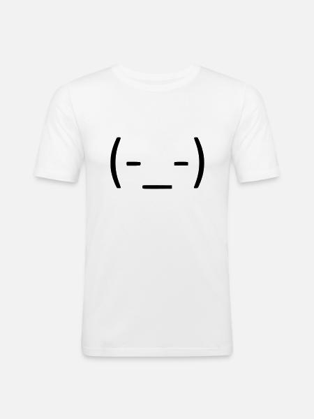 Just keep calm! 😑 - Men's Slim Fit T-Shirt - white