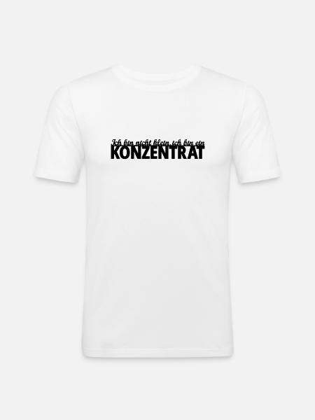 klein - Männer Slim Fit T-Shirt - Weiß