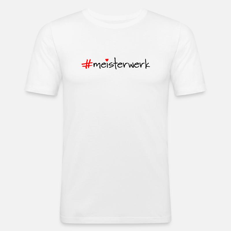Masterpiece - Men's Slim Fit T-Shirt - white