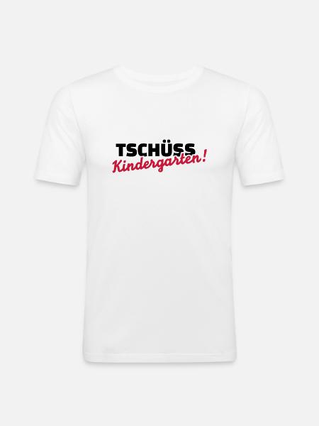 Einschulung - Männer Slim Fit T-Shirt - Weiß
