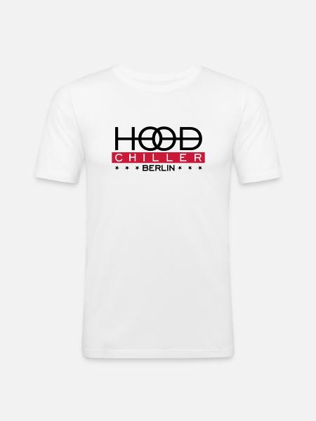 Double O capot Chiller Berlin - T-shirt près du corps Homme - blanc