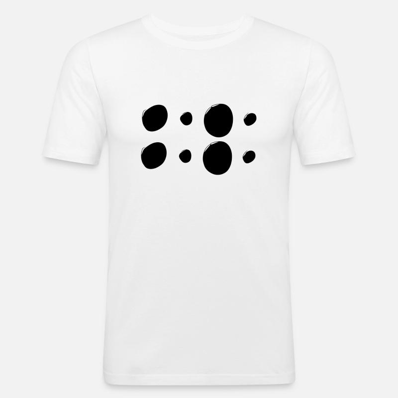 Patterns Circles Circle Shapes - Men's Slim Fit T-Shirt - white