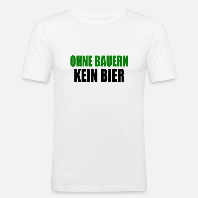 text5040 - Männer Slim Fit T-Shirt - Weiß