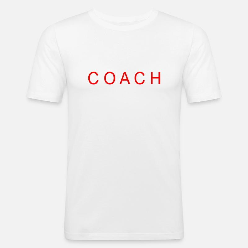 Coach - Männer Slim Fit T-Shirt - Weiß