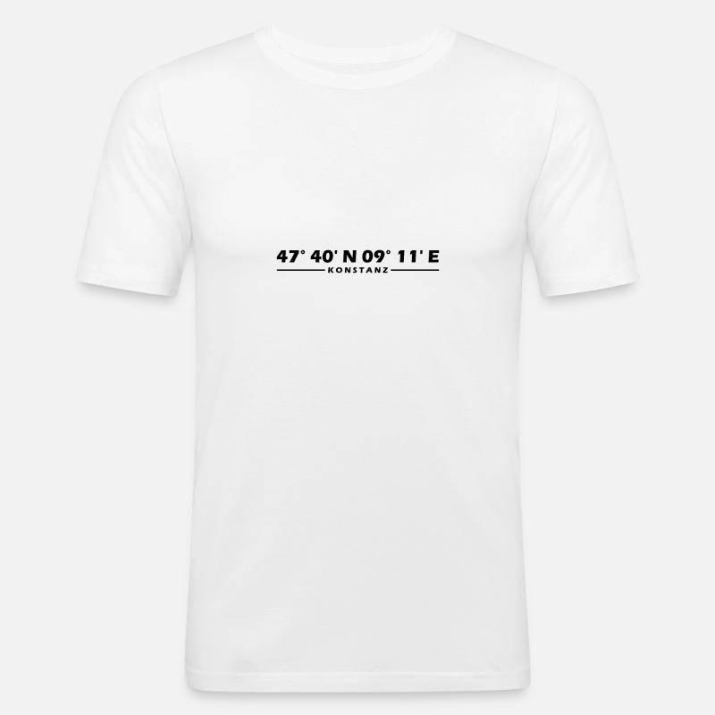 Constancy Coordinates - Men's Slim Fit T-Shirt - white