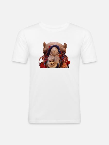 Animal Hive - Men's Slim Fit T-Shirt - white