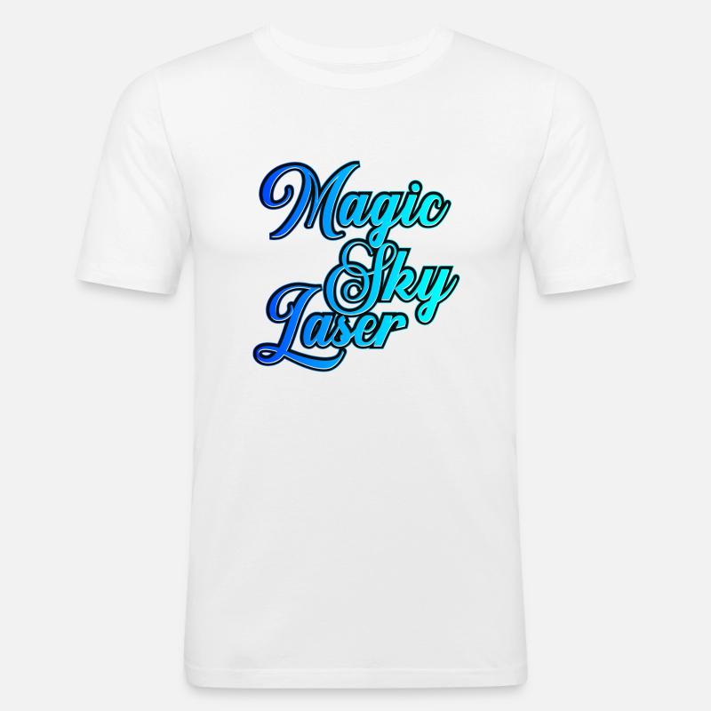 Magic 11 - Männer Slim Fit T-Shirt - Weiß