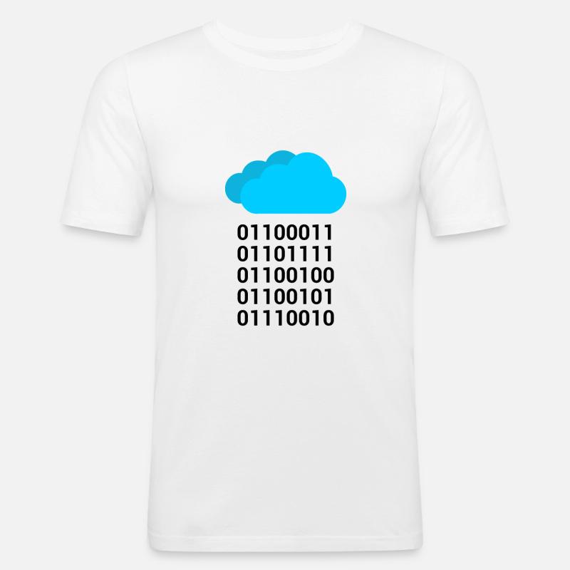 Informatik Geschenk - Männer Slim Fit T-Shirt - Weiß