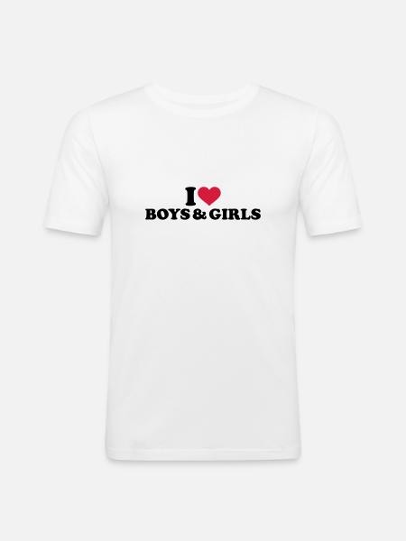 Bisexuell - Männer Slim Fit T-Shirt - Weiß