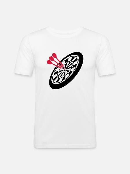 Dart Sport - Men's Slim Fit T-Shirt - white
