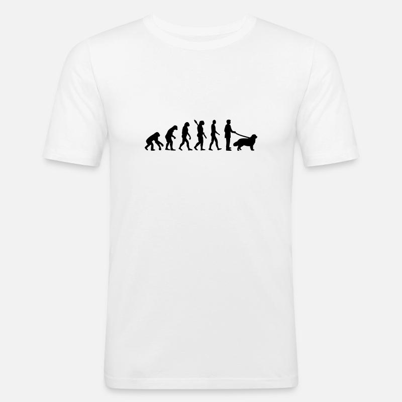 Evolution Newfoundland - Men's Slim Fit T-Shirt - white