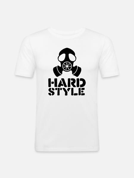 hardstyle - Men's Slim Fit T-Shirt - white