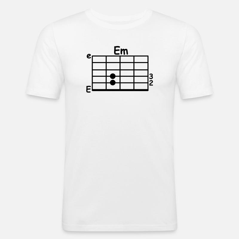 chord - Men's Slim Fit T-Shirt - white