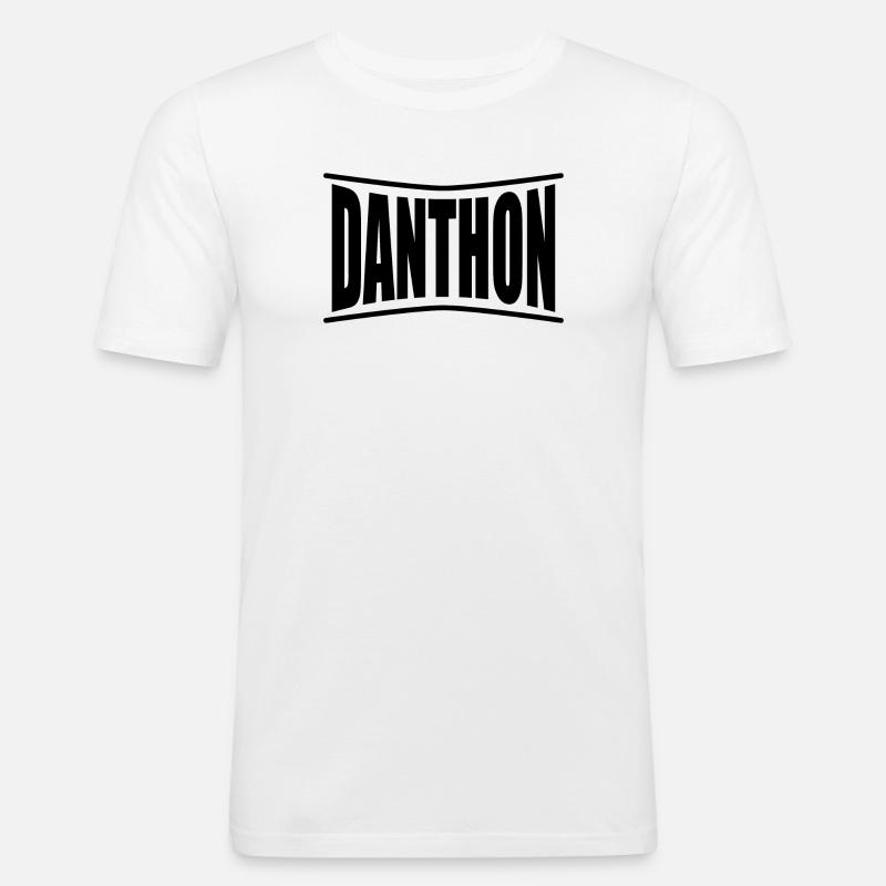 Danthon T-Shirt Geschenkidee - Männer Slim Fit T-Shirt - Weiß