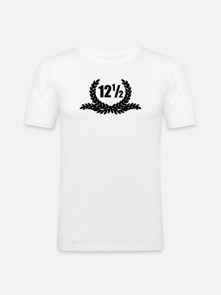 Lauwerkrans 12 ans et demi - T-shirt près du corps Homme - blanc