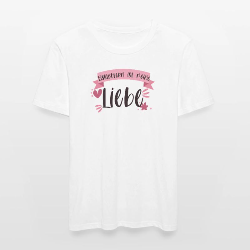 Eisklettern Klettern Eispickel Winter Eis Geschenk Männer Slim Fit T-Shirt