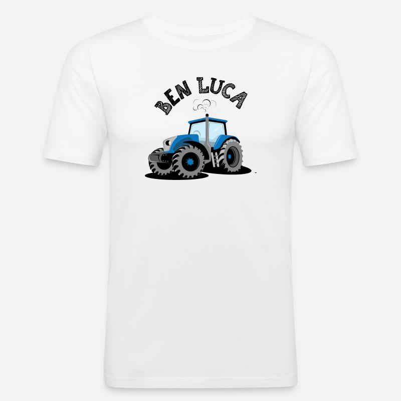 Traktor Ben Luca - Männer Slim Fit T-Shirt - Weiß
