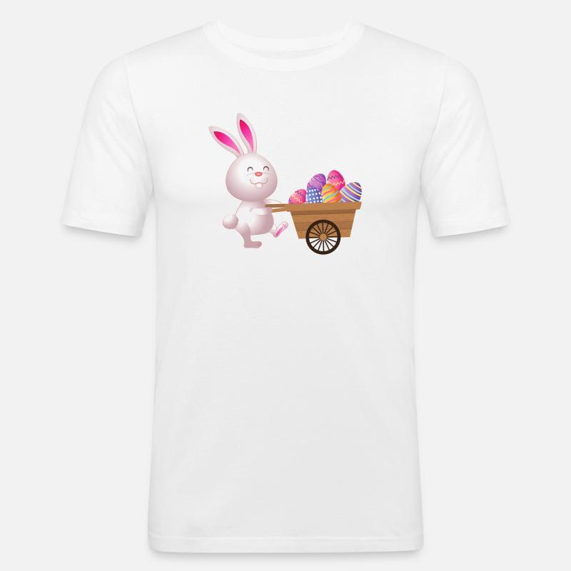Easter, Easter, Easter - Men's Slim Fit T-Shirt - white