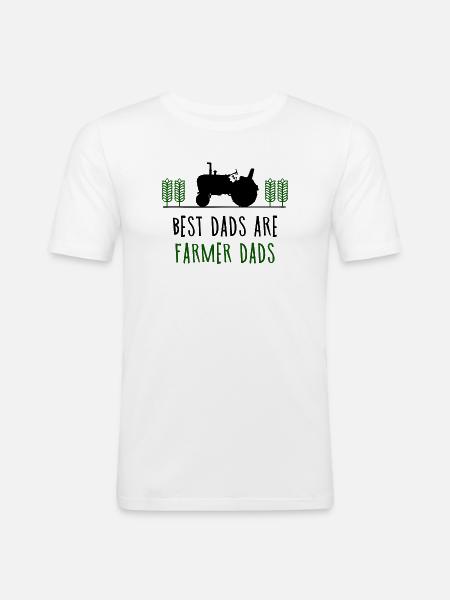 Déclaration de terrain Véhicule tracteur Véhicule à moteur - T-shirt près du corps Homme - blanc